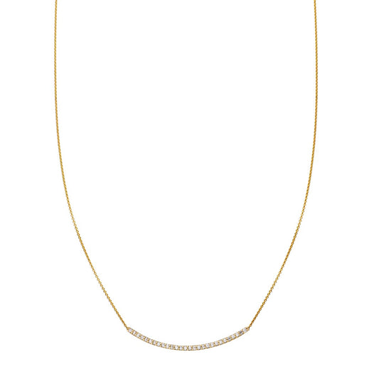 29 white diamond arch necklace prn 435 wd