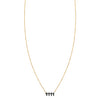 Black Diamond 1111 Necklace