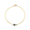 black diamond cross bracelet prb 051 14ky