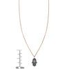 black white diamond evil eye hamsa necklace_1