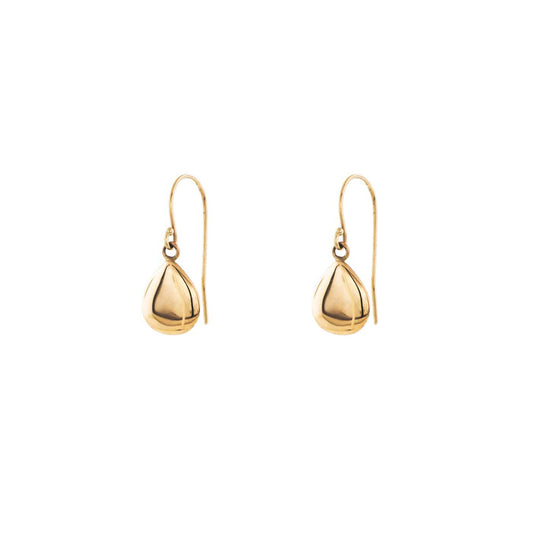 Classic gold drop earrings - timeless and sophisticated accessory