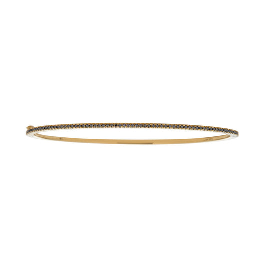 gold black diamond bangle bracelet