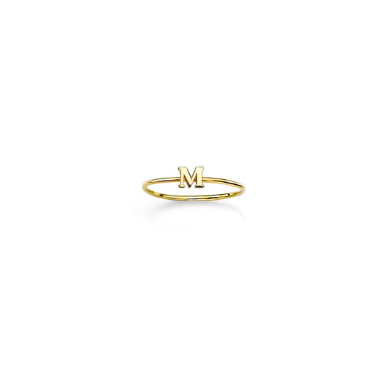 Phoenix Roze's gold initial women's ring, a personalized statement for daily sophistication.