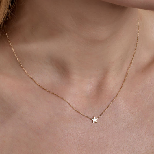 Gold Star Necklace