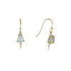 Moonstone Dangle Spike Earrings