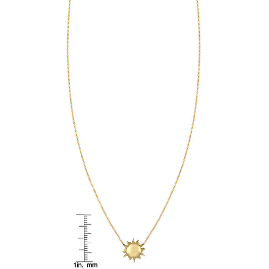 Gold Sun Necklace