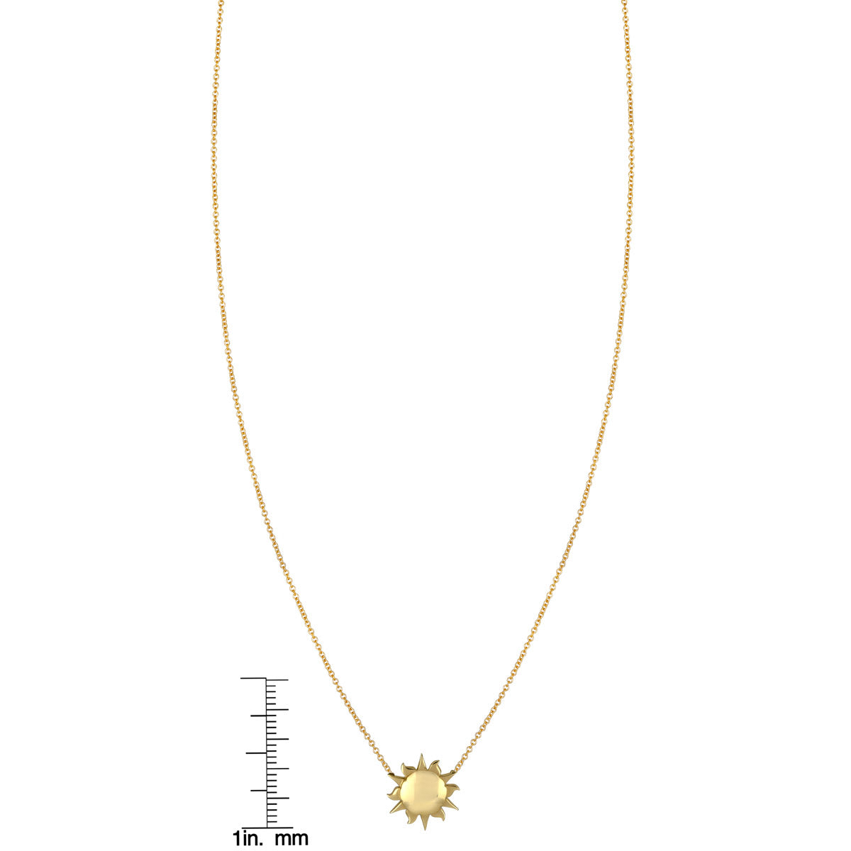 Gold Sun Necklace