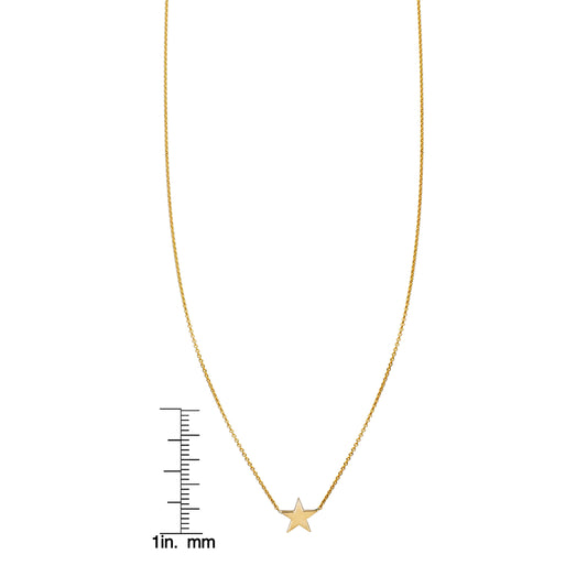Large Gold Star Necklace