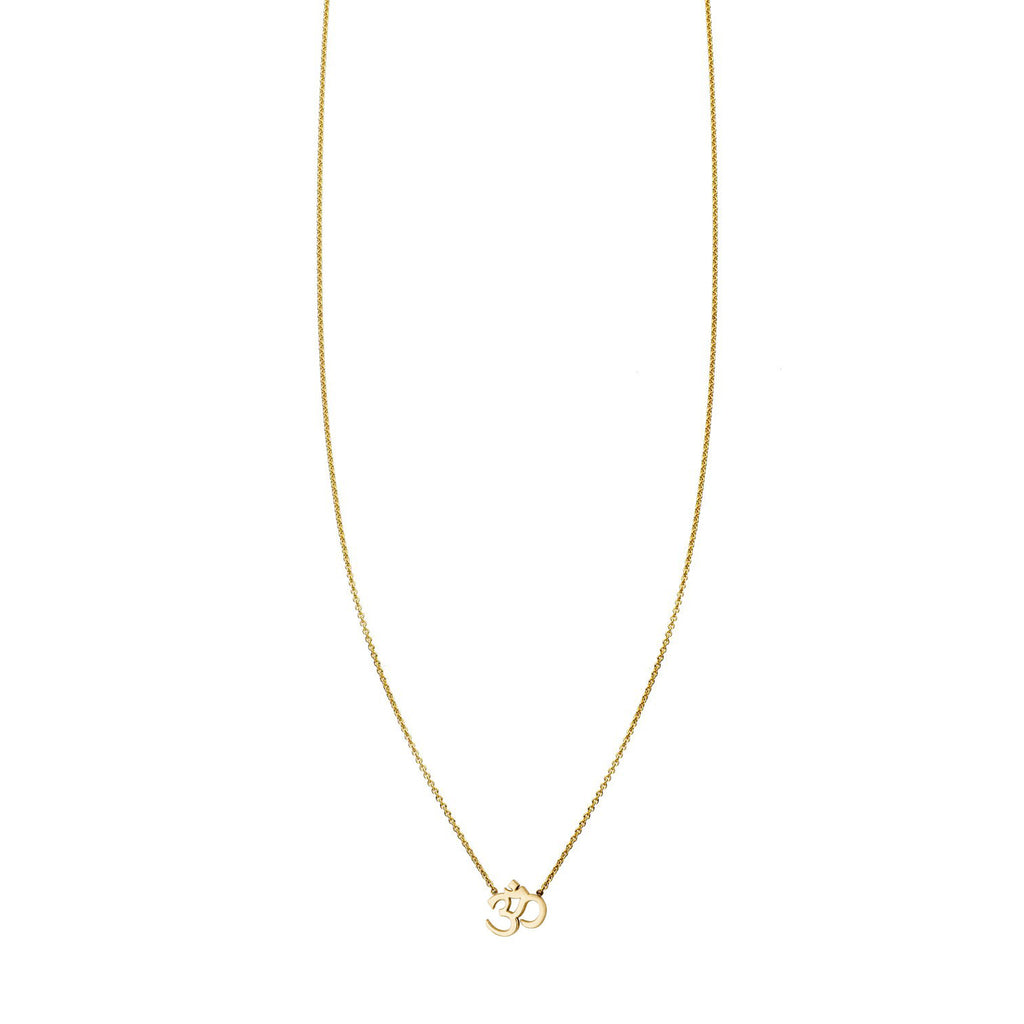 ohm dainty charm petite necklace PRN 382 14KY