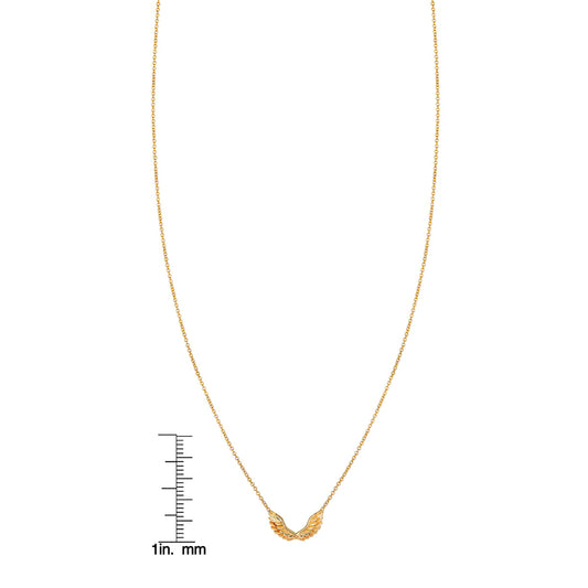 Small Angel Wings Necklace
