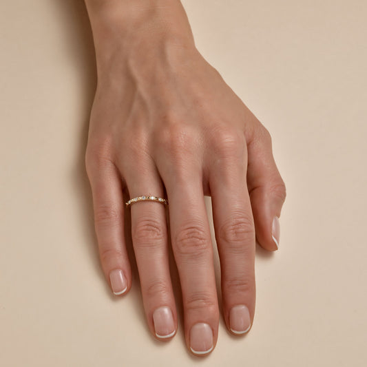 Spikes & Diamond Ring