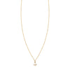 14k gold tiny anchor necklace (PRN387), nautical-themed jewelry.