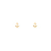 tiny gold anchor studs earrings PRE 425 14KY_fc590a61 3b9c 45f5 bcf1 e3065e23d95e
