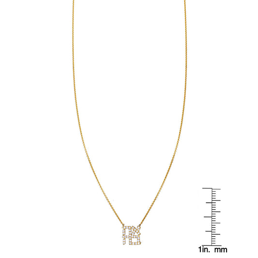 White Diamond Ahava Love Necklace