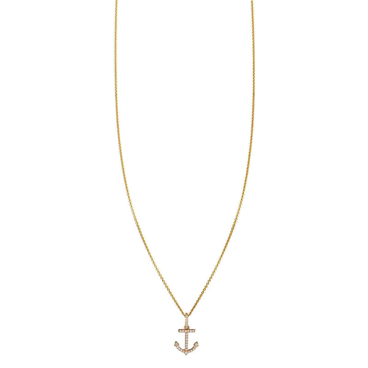 white diamond anchor necklace PRN 522 WD_e0be15ee 45be 48e5 86d2 322d2fd07a7c