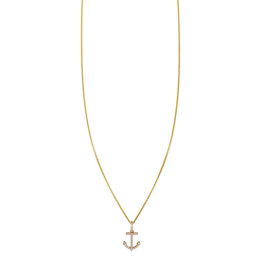 white diamond anchor necklace PRN 522 WD_e0be15ee 45be 48e5 86d2 322d2fd07a7c