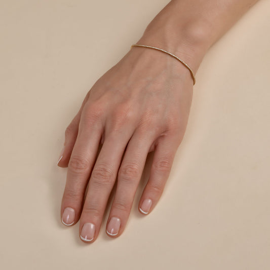 White Diamond Tennis Bracelet