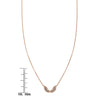 white diamond tiny angel wing necklace_1_1